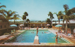 Santa Monica California, Route 66, William Tell Motel And Apartments, C1950s Vintage Postcard - Route '66'