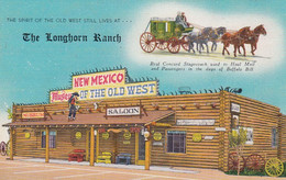 Moriarity New Mexico, Route 66 , Longhorn Ranch Museum Of The Old West, C1940s/50s Vintage Postcard - Route '66'