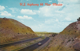 New Mexico Route 66 , Between Tucumcari And Santa Rosa, C1950s/60s Vintage Postcard - Route ''66'