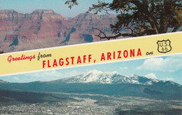 Falgstaff Arizona, Route 66, C1950s Vintage Postcard - Route ''66'