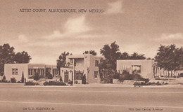 Albuquerque New Mexico, Route 66, Aztec Court Motel, C1940s/50s Vintage Postcard - Route '66'