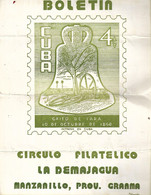 Boletin Del Circulo Filatelico LA  DEMAJAGUA Cuba - Spagnole (dal 1941)