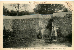 Montfermeil * La Fontaine Jean Valjean , Les Misérables Victor Hugo - Montfermeil