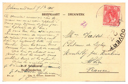 Pays Bas - Censure Sur Carte Postale - Postal History