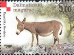 DALMATIAN DONKEY - Croatian Autochthonous Breeds ( Croatie MNH** ) âne Baudet Bourricot Burro Asno Esel Asino Donkeys - Anes