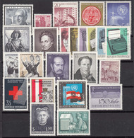 Austria 1965 Complete Year, Mint Never Hinged - Ongebruikt