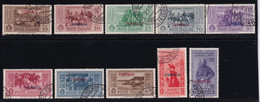 1932 Garibaldi Serie Cpl. Sass. 17/26 Usato Buone Centrature - Aegean (Stampalia)