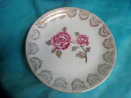 Assiette Decor De Roses - Teller