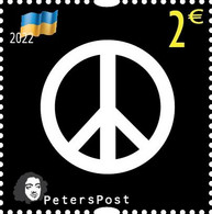 Finland 2022 No War! 24.02.22 The Black Day In History Help To Ukraine Peterspost Stamp Mint - Neufs