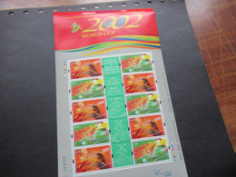 Asien China Hong Kong 2002 World Cup Kompletter Bogen / Block ** / Mint - Storia Postale