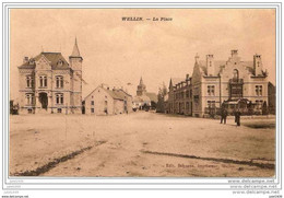 WELLIN ..-- La Place . 1909 Vers HERSTAL ( Mr Théo DEPAQUIES ) . Voir Verso . - Wellin