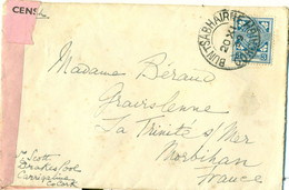Ireland 1939 Irish Censor Cover SP1 Crosshaven Bun An Tabhairne Sign Letter Gertrude Scott English Actress - Cartas & Documentos