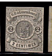 712 LUXEMBOURG LËTZEBUERG LUXEMBURGO YVERT 4 - 1852 Guillaume III