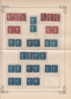 COLLECTION DE TIMBRES VICTORIA. 1 P , 2p. PAIRE. BANDE. PAIR. STRIP X 4 / 6000 - Unclassified