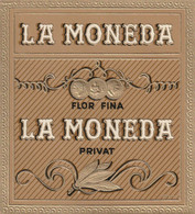 Etiquette Boite Cigare EN RELIEF   " LA MONEDA " - Labels