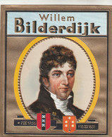 Etiquette Boite Cigare En Relief  " Willem Bilderdijk " - Etiquettes