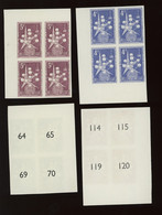 1957. EXPO Bruxelles 1958.   Yv. 1008-1010.    NON DENTELE  Only 25 Ex. Exist. - Other & Unclassified