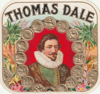 Etiquette Boite Cigare En Relief  " Thomas Dale  " No 1 - Etichette