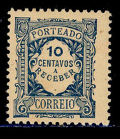 ! ! Portugal - 1915 Postage Due 10c (Papel Porcelana) - Af. P 27 - MH - Neufs