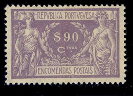 ! ! Portugal - 1920 Parcel Post $90 - Af. EP 11 - MH - Nuovi