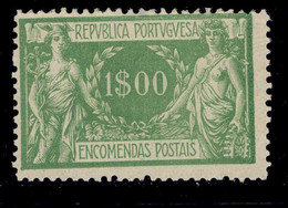 ! ! Portugal - 1920 Parcel Post 1$00 - Af. EP 12 - No Gum - Nuovi