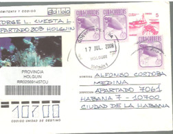 CARTA  2008  HOLGUIN - Storia Postale