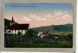 CPA - (67) CHATENOIS - Aspect D'un Quartier Du Bourg Avec Vue Du Château De Scherwiller - Carte Colorisée - Chatenois