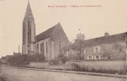 MILLY EGLISE ET LA GENDARMERIE EDITION LUTZVEILLIER - Milly La Foret