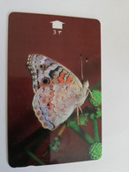 OMAN /GPT     OMN90   BUTTERFLY  BLUE PANSY         RO 3.000       Nice Used Card    **9328** - Oman