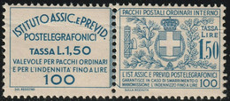 Assicurativi Postetelegrafonici 1,50 Sass 17  MNH** Cv 375 - Verzekerd