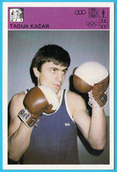 TADIJA KACAR - Yugoslavia Vintage Card Svijet Sporta * Boxing Boxe Boxeo Boxen Pugilato Boksen - Trading-Karten