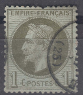 France 1870 Napoleon Yvert#25 Used - 1863-1870 Napoleon III With Laurels