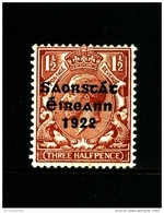 IRELAND/EIRE - 1922  1 1/2 D. FREE STATE  MINT NH  SG 54 - Unused Stamps