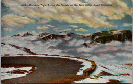 Colorado Rocky Mountains Mountain Tops Above The Clouds On Trail Ridge Road - Rocky Mountains
