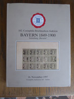AC Corinphila 102 Auction 1997: Sonderauktion Sammlung 'Bavaria' Mit Den Kompletten Bögen Der Klassischen Ausgaben - Cataloghi Di Case D'aste