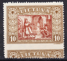 Lithuania Litauen 1932 Mi#333 A Perforation Error, Mint Never Hinged - Lituanie