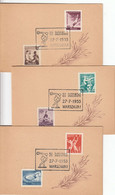 POLAND First Day Carte,mini Lot,sport - Postzegelboekjes