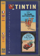 TINTIN  2 Histoires  Le Crabe Aux Pinces D'or    Et   Tintin Aux Pays De L'or Noir - Dessin Animé