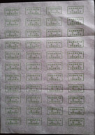 CHINA CHINE CINA ADDED CHARGE LABELs (ACL) OF JILIN ANTU 133600  0.10 YUAN X33, 0.20 YUAN X11 TOTAL 44 - Otros & Sin Clasificación