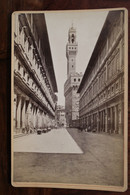 Carte Photo 1880's Fiorence Florence Palace Vecchio Photographie TIRAGE  ALBUMINÉ Support CARTON Format Cabinet CDC - Ancianas (antes De 1900)