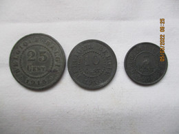 Belgique: 5, 10 & 25 Centimes 1916 (Notgeld) - 25 Cent