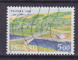 Iceland 1992 Mi. 768   5.00 Kr Brücke Bridge Pont über Die Fnóská Bei Skógar - Gebruikt