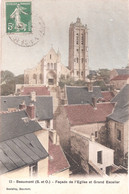 CPA - Beaumont-sur-Oise - Façade De L'Église Et Grand Escalier - 1913 - Beaumont