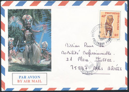 Polynésie 1986 - YT 229 Sur Lettre - Covers & Documents