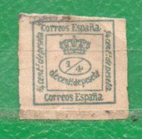 18a España 1873 Yvert 140  Usado  V.F. 1/4 De C - Oblitérés