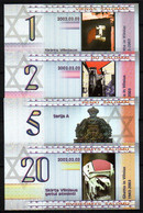 Lituanie 6 Billets Jewish Ghetto 1943-2003 - Litauen