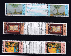 POLYNESIE 1990 TIMBRES N°368A/70A OBLITERES LEGENDES POLYNESIENNES - Gebraucht