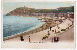 ABERYSTWYTH - The Terrace - Early Photochrom 14 - Cardiganshire