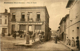 Montastruc * La Rue De Cante * Le Grand Café Du Fort * Villageois - Montastruc-la-Conseillère