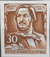 Allemagne Friedrich Engels Philosophe Communiste Non Dentelé Imperf Proof Revolutionary Geschnitten ** 1955 Cote 25€ - Karl Marx